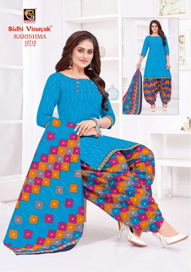 Siddhi Vinayak Karishma Vol 9 Cotton Printed Patiala Style Festive Wear Salwar Kameez