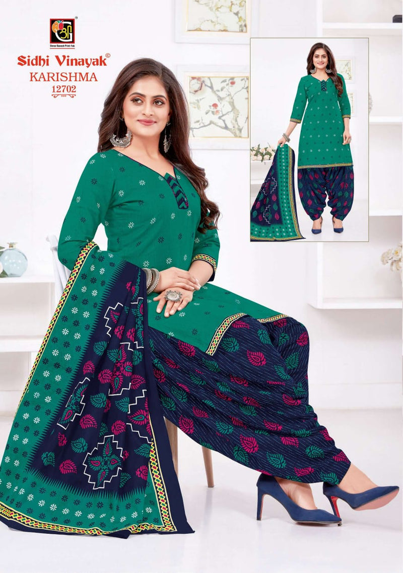 Siddhi Vinayak Karishma Vol 9 Cotton Printed Patiala Style Festive Wear Salwar Kameez