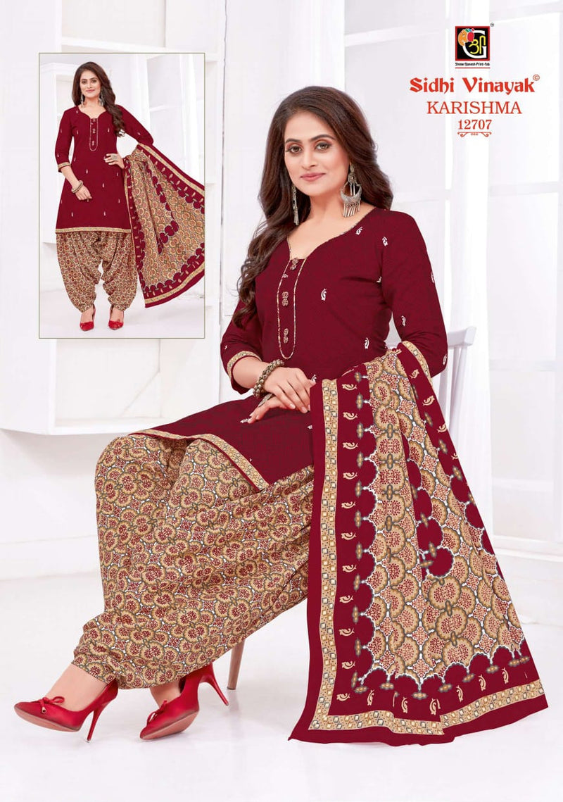 Siddhi Vinayak Karishma Vol 9 Cotton Printed Patiala Style Festive Wear Salwar Kameez