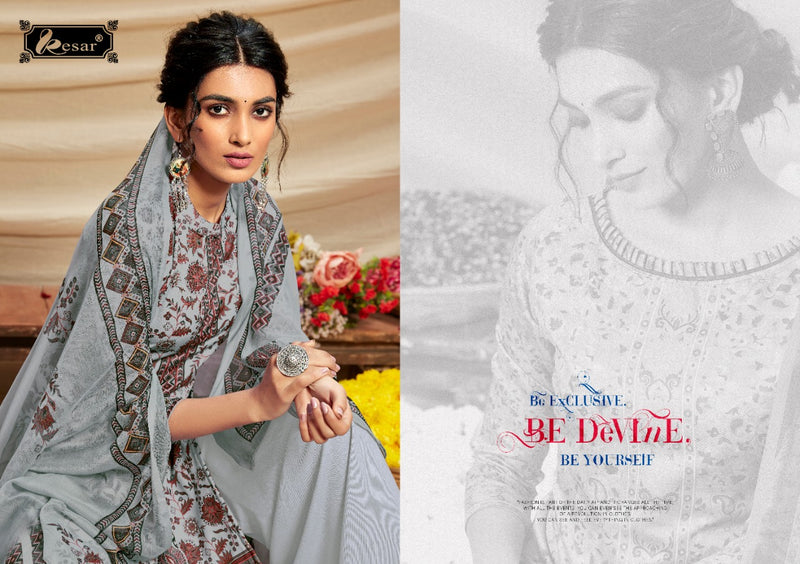 Kesar Shibani Pure With Digital Print Salwar Suit In Jam Cotton