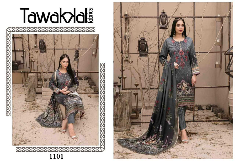 Tawakkal Fabrics Kashish Cotton Collection Cotton Printed Party Wear Salwar Suits
