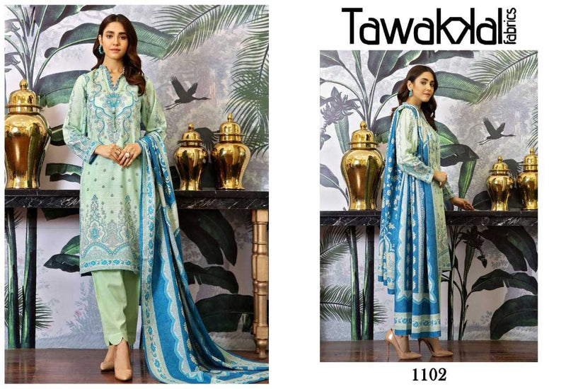 Tawakkal Fabrics Kashish Cotton Collection Cotton Printed Party Wear Salwar Suits