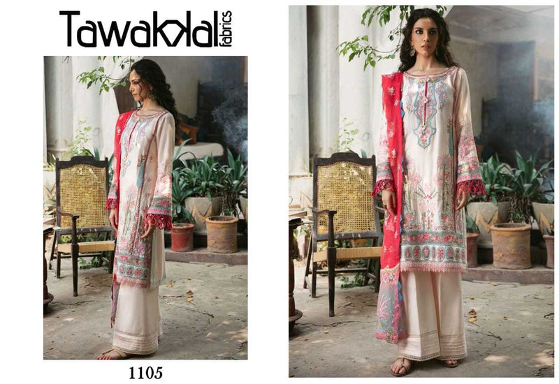 Tawakkal Fabrics Kashish Cotton Collection Cotton Printed Party Wear Salwar Suits