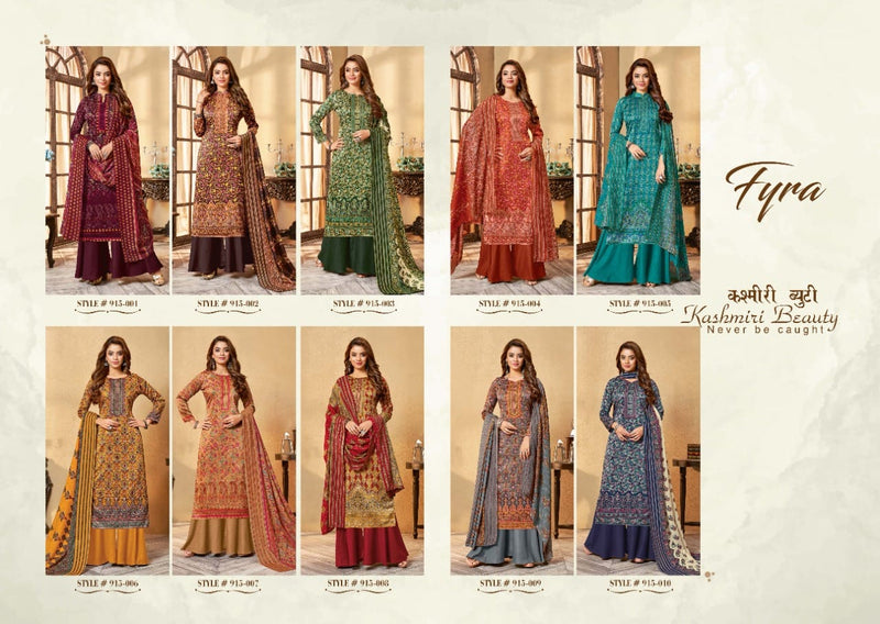 Fyra Designing Hub Kashmiri Jam Cotton Designer Party Wear Salwar Kameez With Digital Print