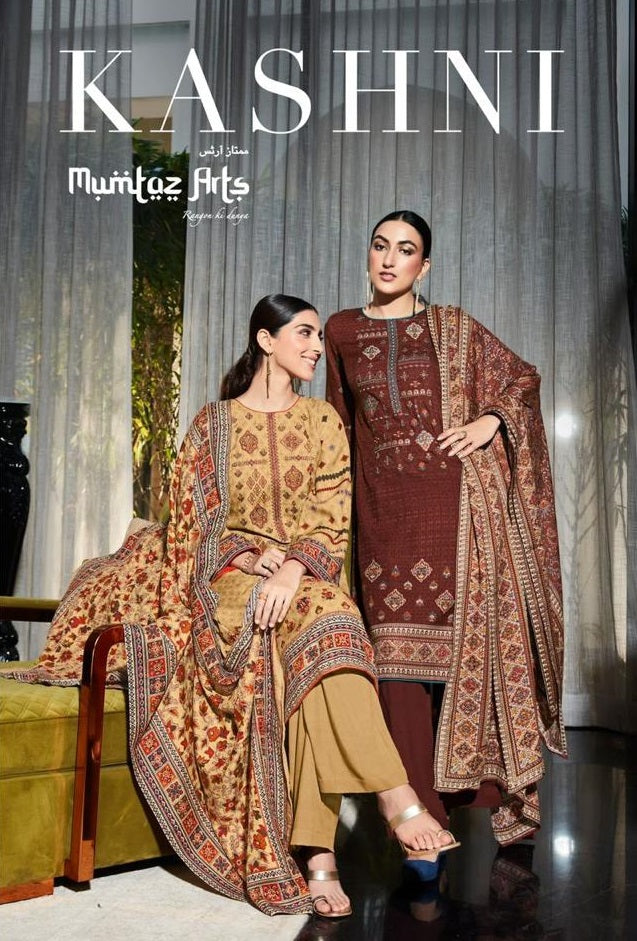 Mumtaz Kashni Edition Vol 1 Pashmina With Fancy Work Stylish Designer Casual Wear Salwar Kameez