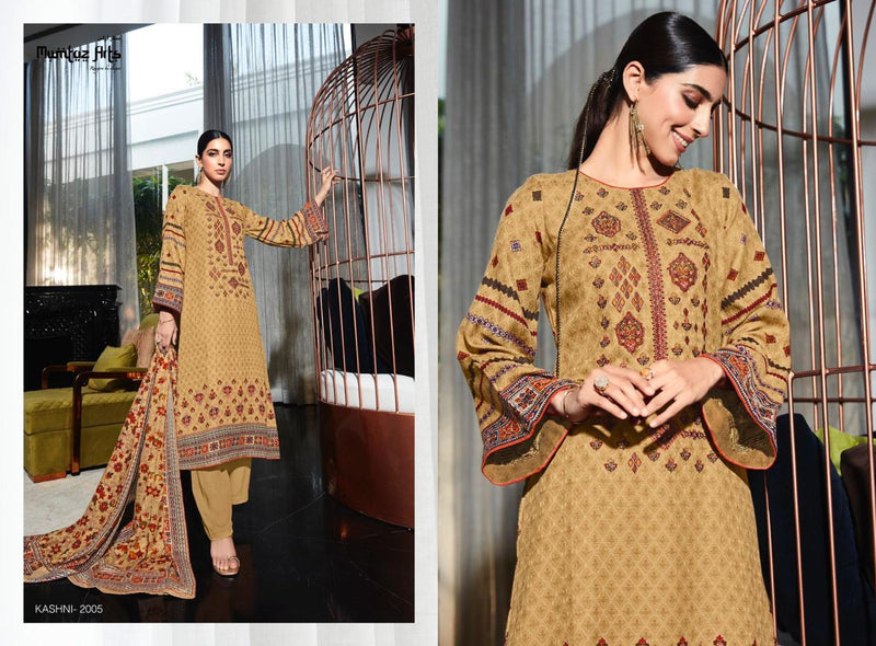 Mumtaz Kashni Edition Vol 1 Pashmina With Fancy Work Stylish Designer Casual Wear Salwar Kameez