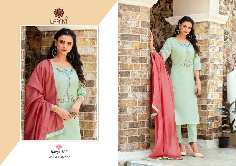 Baanvi Kavya Cotton Daily Wear Kurtis With Fancy Embroidery