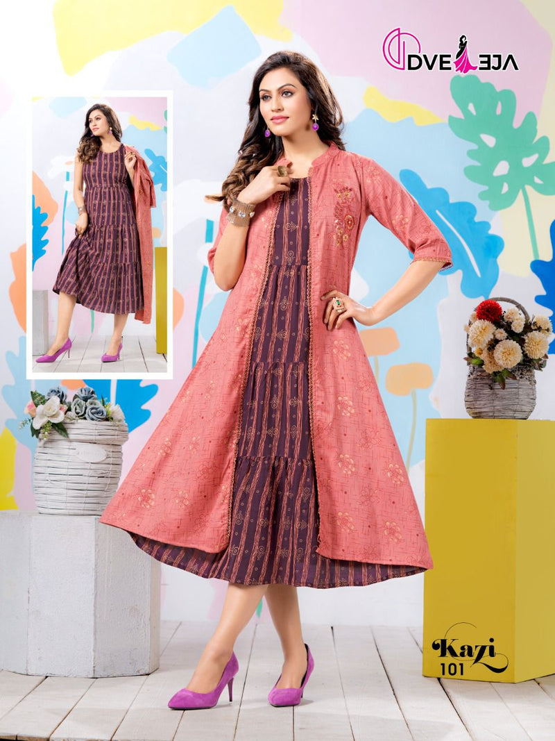 Buy Long Jacket Kurti Online In India  Etsy India