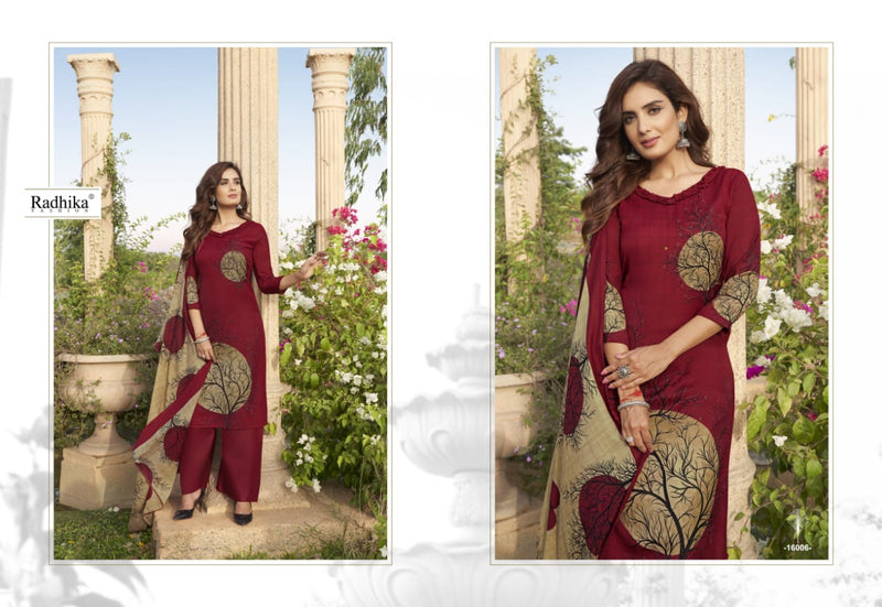 Radhika Fashion Azara Kenza Vol 6 Fancy Cotton Printed Festive Wear Salwar Suits