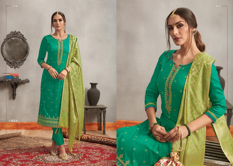 Kessi Fabric Parnita Vol 3  With Embroidery Work Suit In Jam Silk Fabric