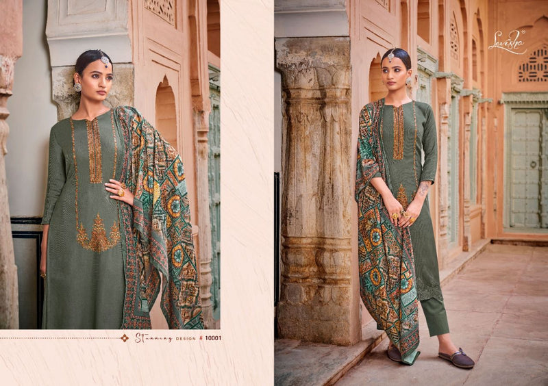 Levisha Khooshbu Pashmina With Fancy Printed Work Stylish Designer Casual Look Salwar Kameez