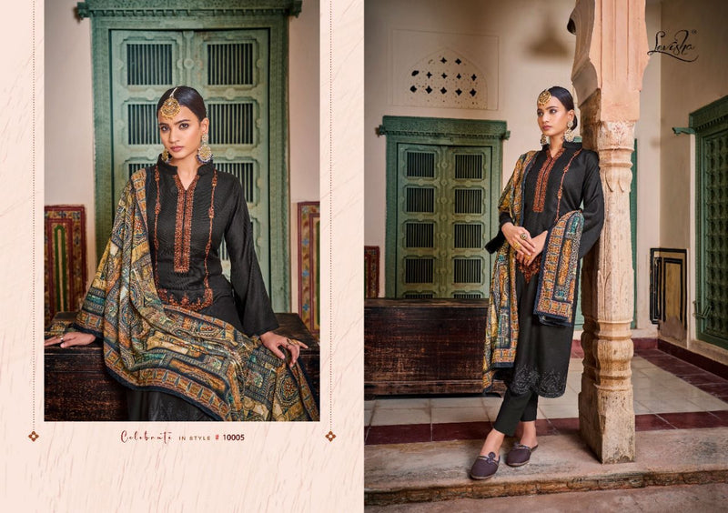 Levisha Khooshbu Pashmina With Fancy Printed Work Stylish Designer Casual Look Salwar Kameez