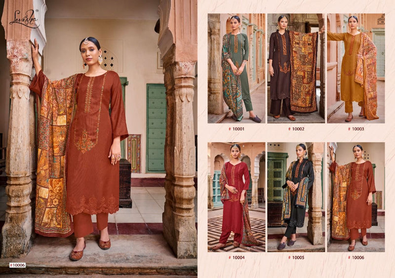 Levisha Khooshbu Pashmina With Fancy Printed Work Stylish Designer Casual Look Salwar Kameez