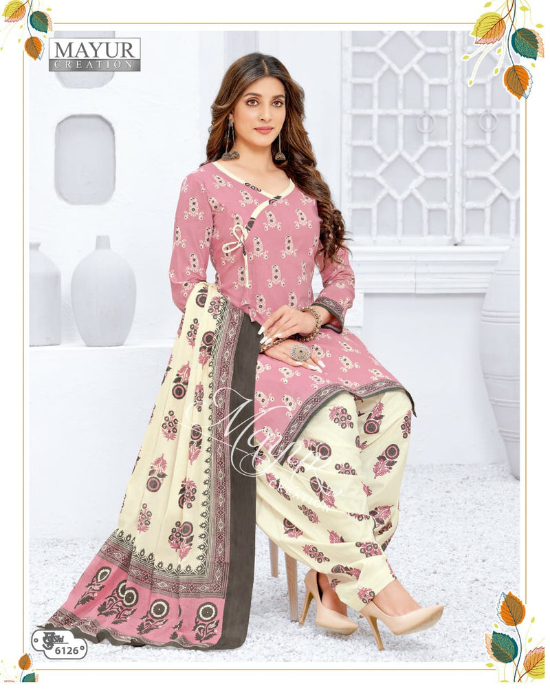 Mayur Creation Khushi Vol 61 Cotton Printed Patiyala Style Festive Wear Printed Salwar Suits