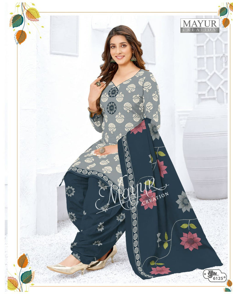 Mayur Creation Khushi Vol 61 Cotton Printed Patiyala Style Festive Wear Printed Salwar Suits