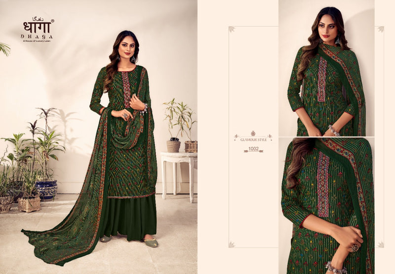 Dhaga Khwaab Cotton  Fancy Stylish Festive Wear Salwar Suits With Digital Print