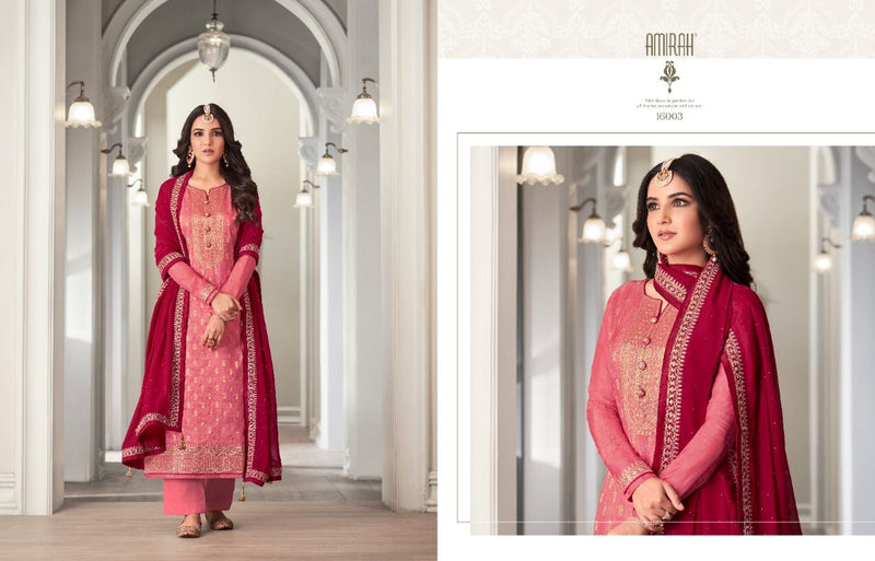 Amirah Khwahish Dola Silk Jacquard Heavy  Party Wear Salwar Suits