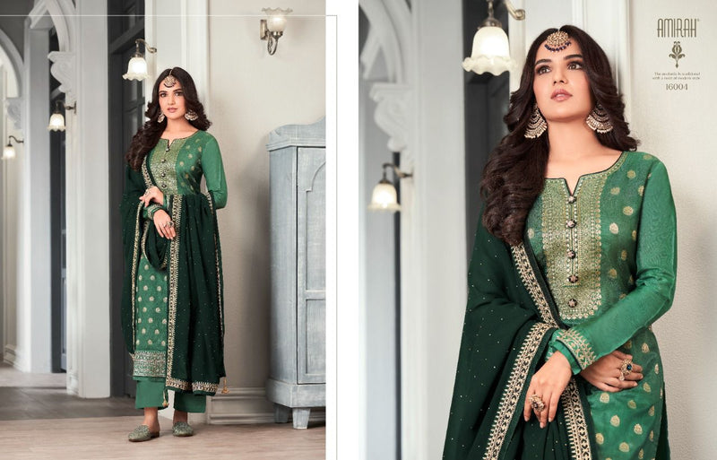 Amirah Khwahish Dola Silk Jacquard Heavy  Party Wear Salwar Suits