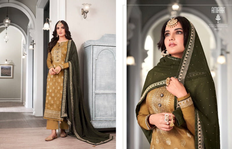 Amirah Khwahish Dola Silk Jacquard Heavy  Party Wear Salwar Suits