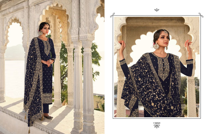 Zisa Khwaish Georgette Heavy Designer Pakistani Style Party Wear Salwar Kameez