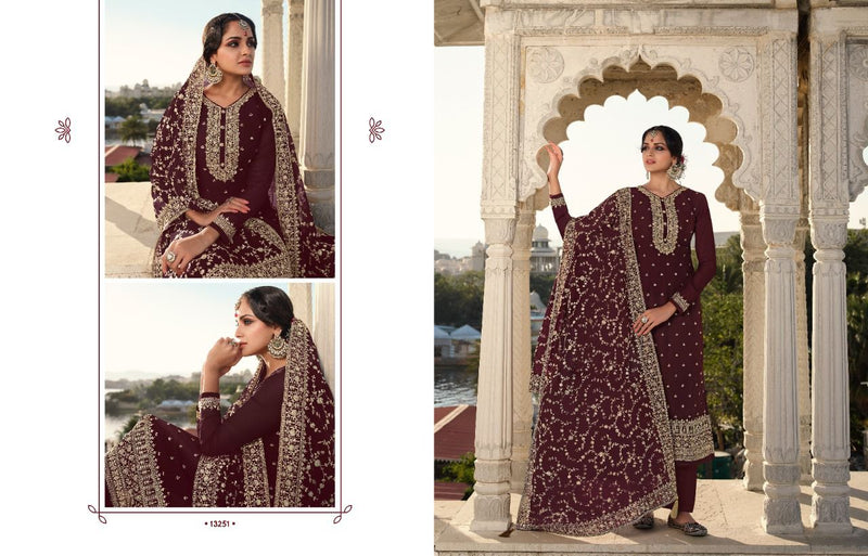 Zisa Khwaish Georgette Heavy Designer Pakistani Style Party Wear Salwar Kameez