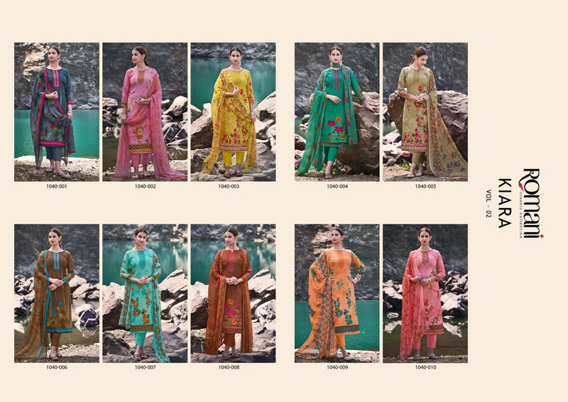 Romani Kiara Vol 2 Cotton Festive Wear Salwar Suits With Digital Prints