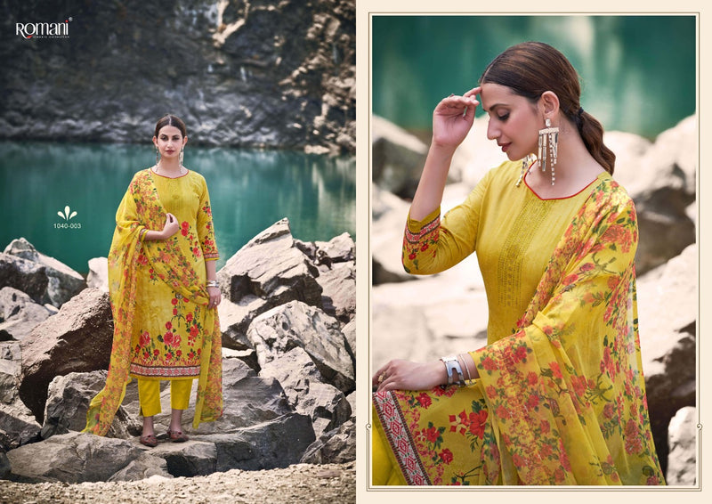 Romani Kiara Vol 2 Cotton Festive Wear Salwar Suits With Digital Prints