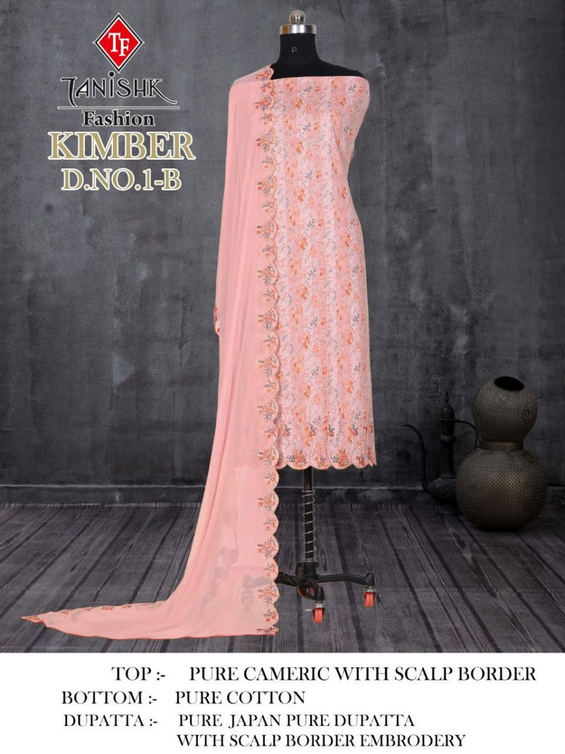 Tanishk Fashion Kimber Cambric Cotton Embroidered Party Wear Salwar Suits