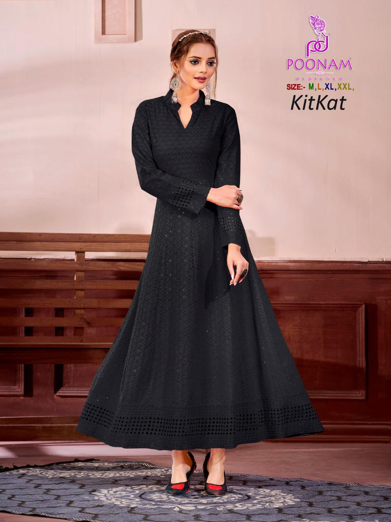 Rangjyot Rangrez Vol 1 Rayon Stylish Fancy Party Wear Gown Type Kurtis