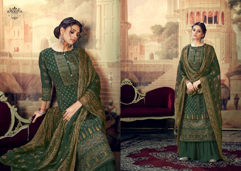 Romani Koraa Cambric Cotton Party Wear Salwar Suits With Digital Prints