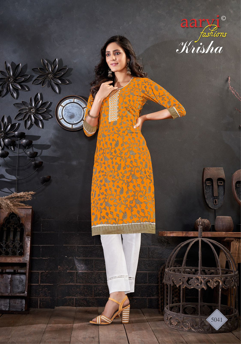 Aarvi Fashion Krisha Lawn Cotton Causal Wear Salwar Suit