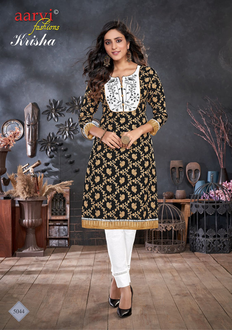 Aarvi Fashion Krisha Lawn Cotton Causal Wear Salwar Suit