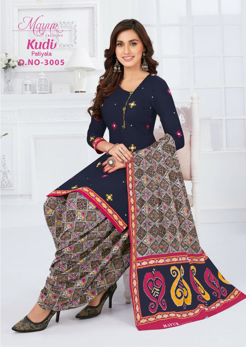 Mayur Creation Kudi Patiala Vol 3 Pure Cotton Festive Wear Printed Salwar Suits