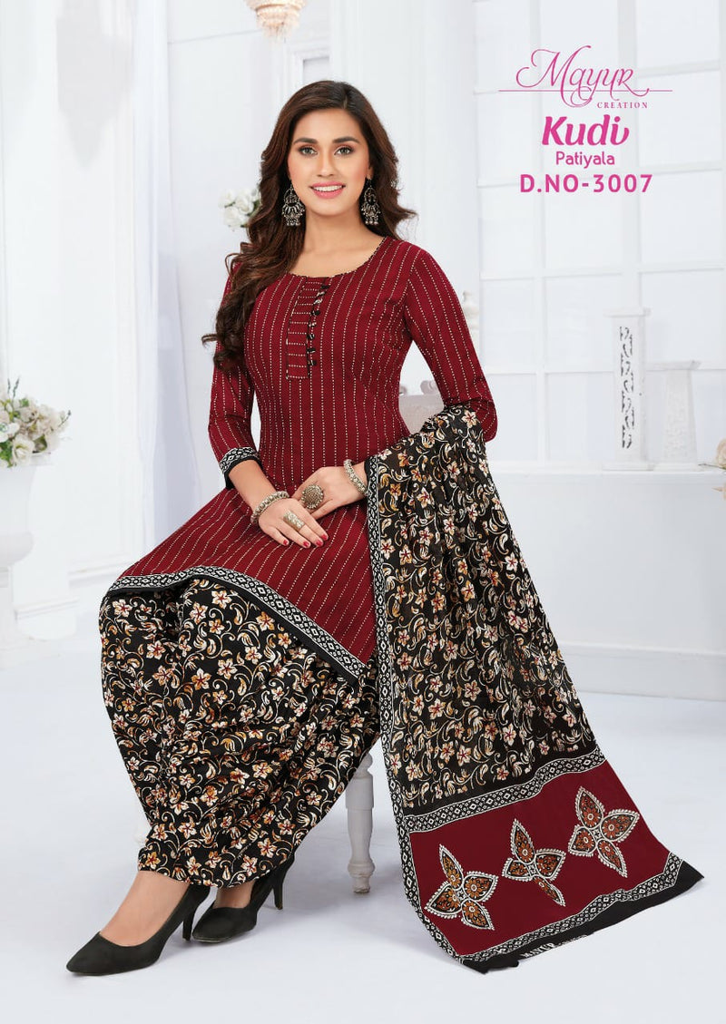 Mayur Creation Kudi Patiala Vol 3 Pure Cotton Festive Wear Printed Salwar Suits