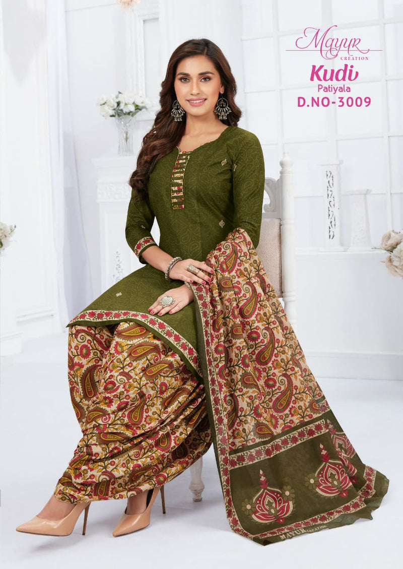 Mayur Creation Kudi Patiala Vol 3 Pure Cotton Festive Wear Printed Salwar Suits