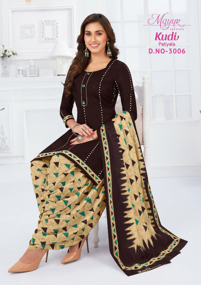 Mayur Creation Kudi Patiala Vol 3 Pure Cotton Festive Wear Printed Salwar Suits