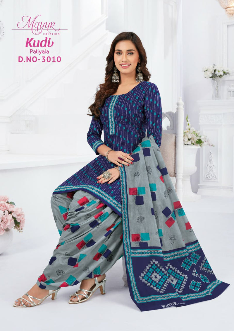 Mayur Creation Kudi Patiala Vol 3 Pure Cotton Festive Wear Printed Salwar Suits