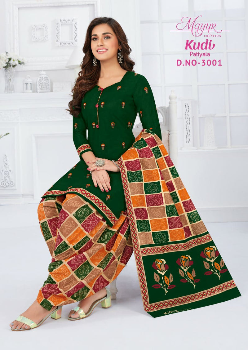 Mayur Creation Kudi Patiala Vol 3 Pure Cotton Festive Wear Printed Salwar Suits