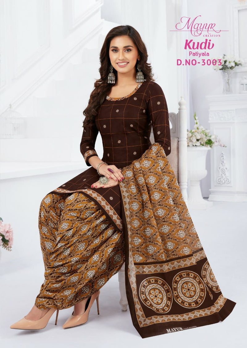 Mayur Creation Kudi Patiala Vol 3 Pure Cotton Festive Wear Printed Salwar Suits