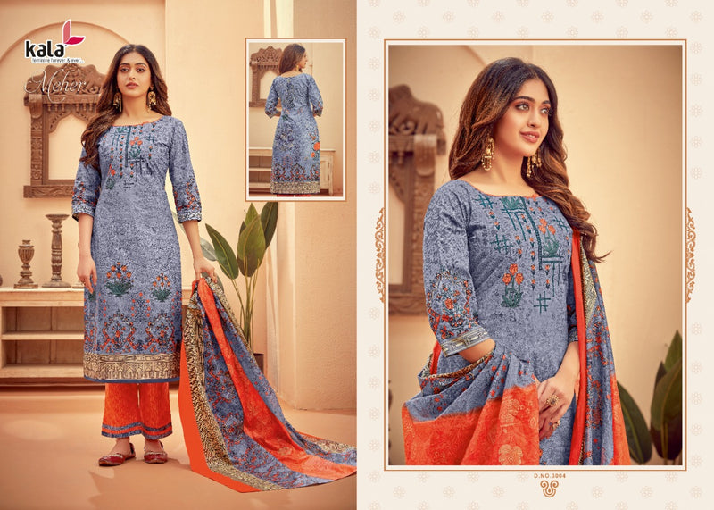 Kala Fashion Meher Vol 5 Premium Cotton Exlusive Wear Salwar Kameez