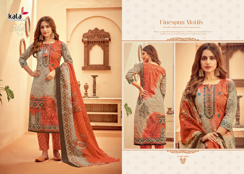 Kala Fashion Meher Vol 5 Premium Cotton Exlusive Wear Salwar Kameez