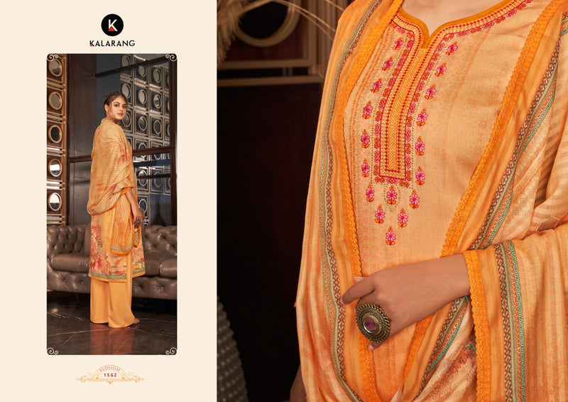 Kalarang Fashion Lupin Vol 2 Jam Silk Print With Embroidered Sarvoski Diamond Work Salwar Kameez