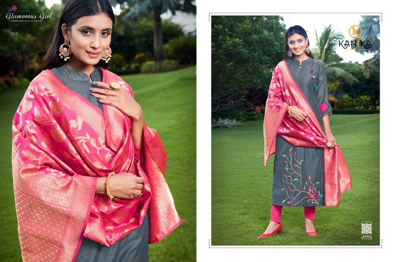 Kanika Fashion Accasion Vol 1 Modal Chanderi Kurti