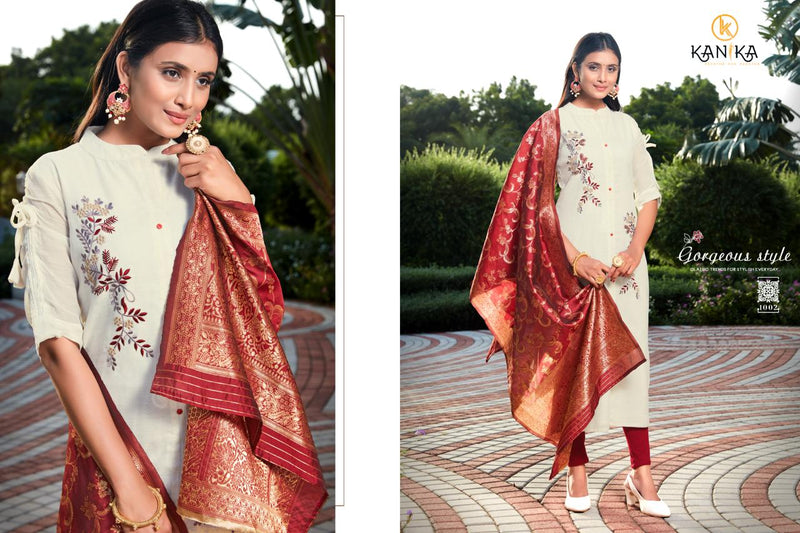 Kanika Fashion Accasion Vol 1 Modal Chanderi Kurti