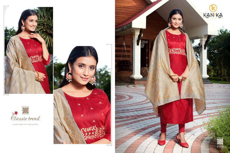 Kanika Fashion Accasion Vol 1 Modal Chanderi Kurti
