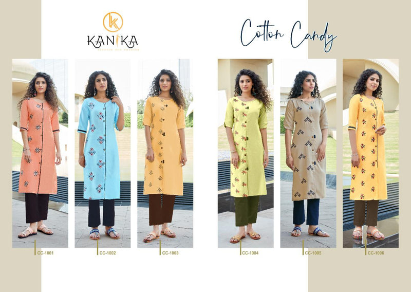 Kanika Fashion Cotton Candy Rubby Silk Stylish Designer Kurti Wear