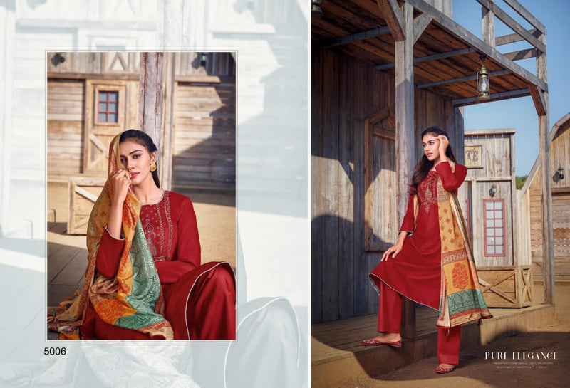 Kapil Trendz Sapphira Jam Cotton Work With Embroidery Casual Wear Salwar Kameez