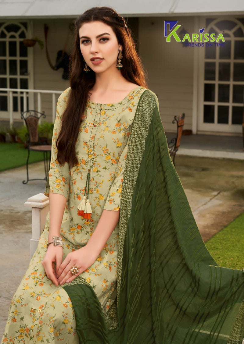 Karissa Velvet Banarasi Silk With Foil Print Fancy Kurti