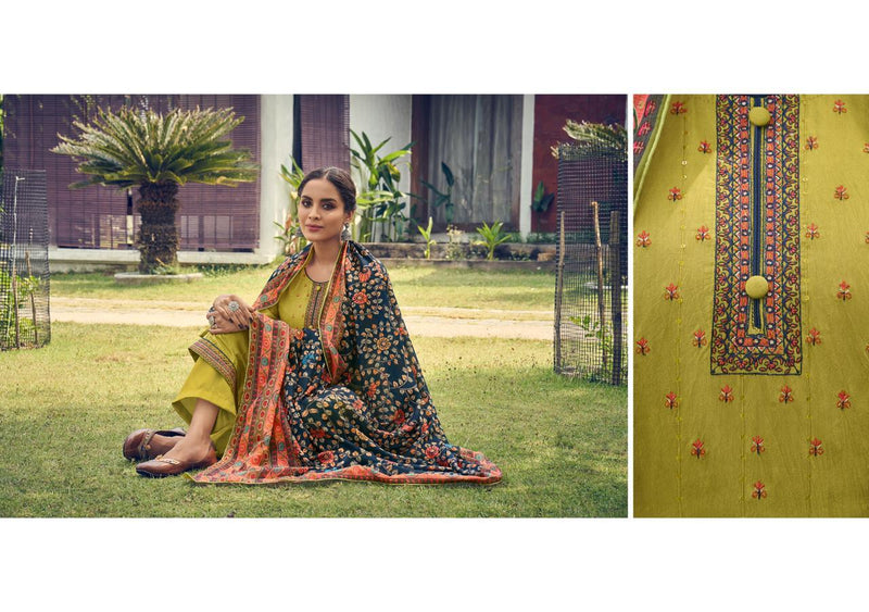Kashmeera Launch Zainab Gadhwal Silk With Embroidery Work Exclusive Pakistani Salwar Kameez