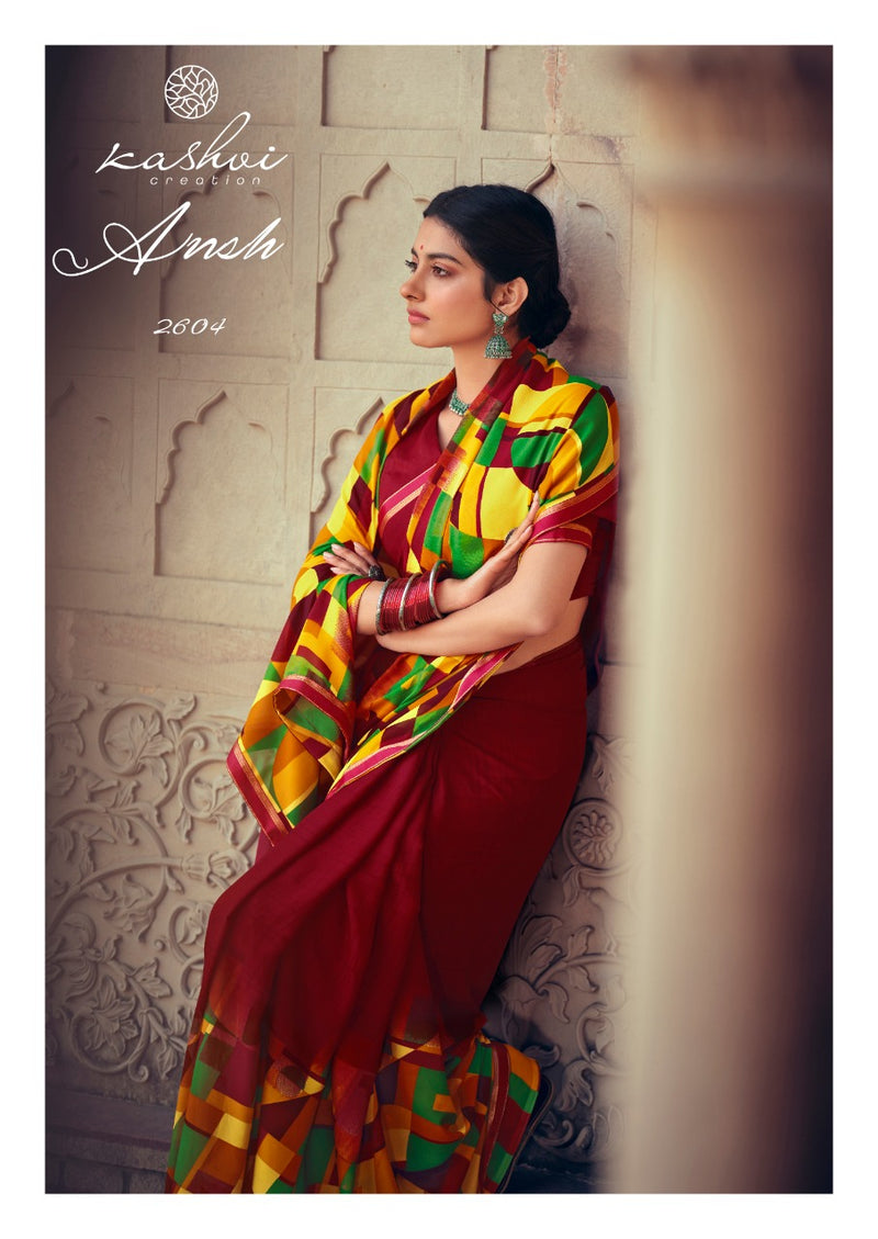 Kashvi Creation Ansh Vol 2 Heavy Micro Fancy Designer Regular Wear Fancy Saree